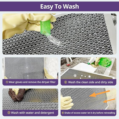 14x30x1 Furnace Filter-MERV8, Washable & Reusable Electrostatic Air Filter - Image 4