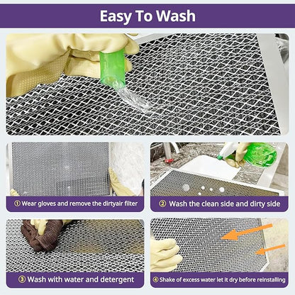 24x30x1 Furnace Filter-MERV8, Washable & Reusable Electrostatic Air Filter - Image 4