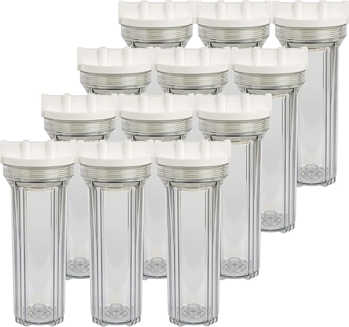 SpiroPure Clear Water Filter Housing 10 inch / 2.5 x 10 / 158117 Transparent by SpiroPure