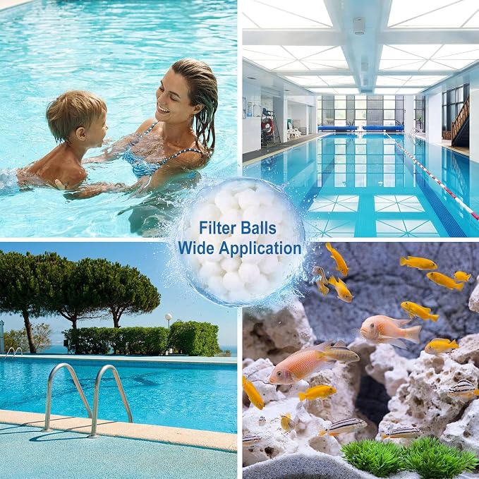 3 lbs Pool Filter Ball, for Swimming Pool Sand Filter, Lightweight Reusable - Image 4