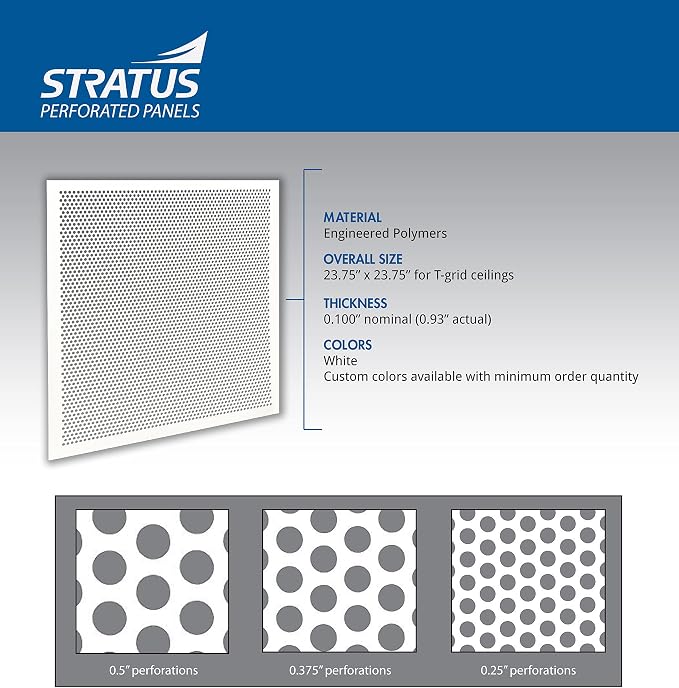 2'x2' Black Plastic Perforated Tile, 10 Pack, - Image 5