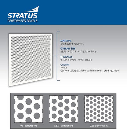 2'x2' Black Plastic Perforated Tile, 2 Pack - Image 5