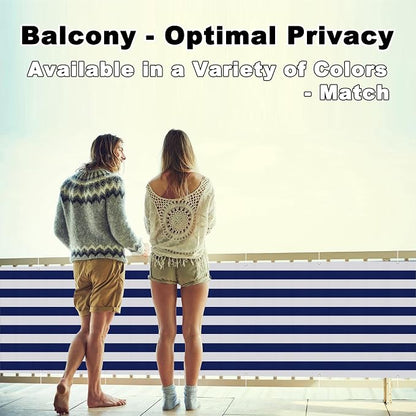 Fence Privacy Screen 1.6' x 13.1' UV-Protection Wind-Resistant Patio Privacy - Image 2