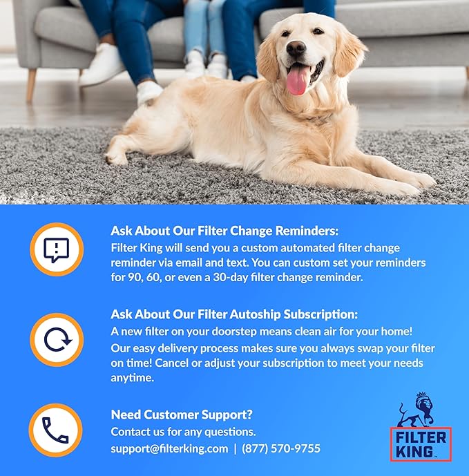 Filter King 39.5x60x1 Air Filter | 4-PACK | MERV 8 HVAC Pleated A/C Furnace - Image 5