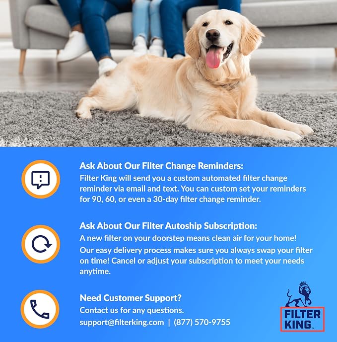 Filter King 24x49x1 Air Filter | 4-PACK | MERV 8 HVAC Pleated A/C Furnace - Image 5