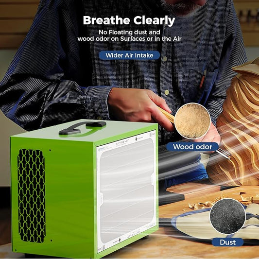 ALORAIR Portable 2 Stage Intake Air Filtration Systems Woodworking - Image 2