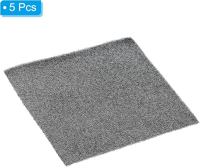 PATIKIL 120mm Filter Foam Sponges, 5 Pack Sponge Sheet Replacement Media Pad - Image 3