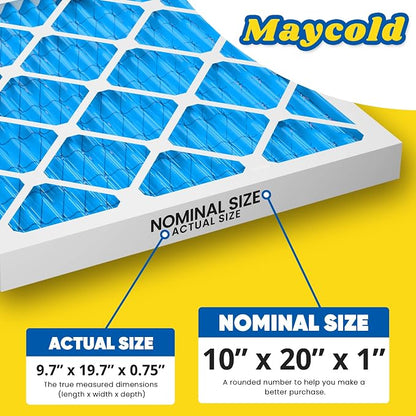 Maycold 10x20x1 MERV 11 Furnace Air Filter, High-Performance HVAC AC Filters - Image 3