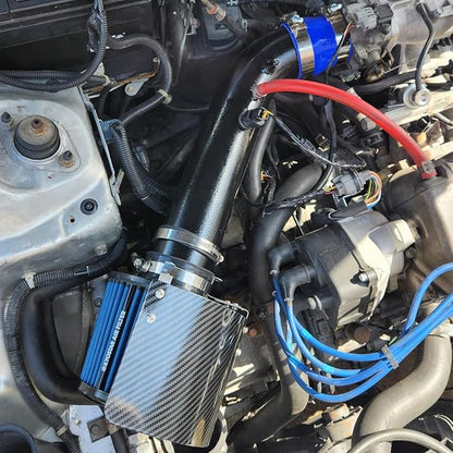 KYOSTAR Carbon Fiber 3" High-Flow Air Filter, Reusable Cone Cold Air Intake - Image 4