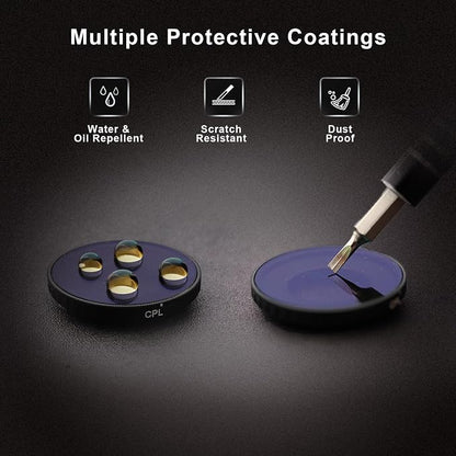 Haoge Filter Set for Insta360 GO Ultra, Includes CPL, and Screen Protector - Image 3