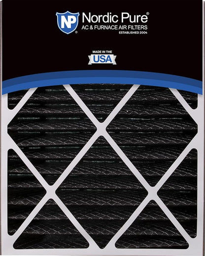 Nordic Pure 20x25x5 Air Bear AC Filter Replacement MERV 10 Pleated + Carbon 2 - Image 5
