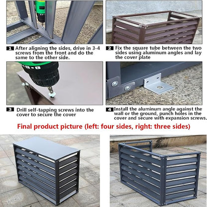 Outdoor air conditioning fence, outdoor air conditioning hidden protective cover - Image 7