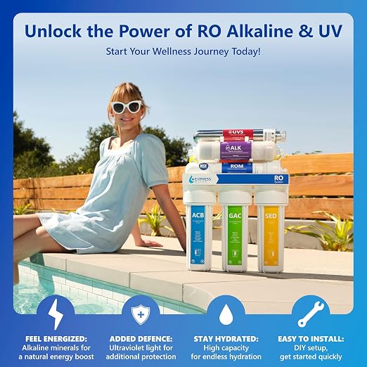 Express Water Reverse Osmosis Alkaline Ultraviolet Water Filtration System – - Image 2