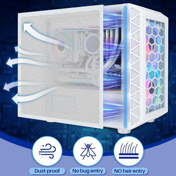 Woanger 2 Pcs 1000 x 300 mm DIY PC Case Dust Filter PC Fan Mesh Filter Air Vent - Image 5