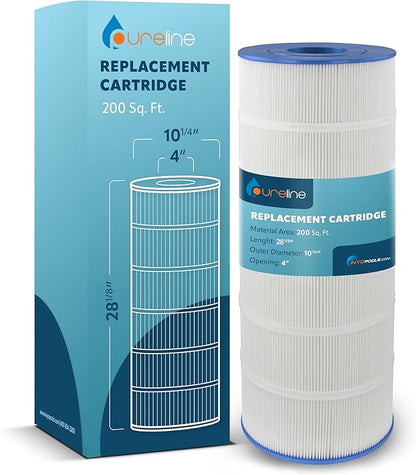 Pureline Pool Replacement Cartridge Filter, 200 Sq Ft, Compatible by Pureline