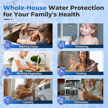 iSpring Whole House Water Filter System Ultimate PFAS Scale and Heavy Metals - Image 5