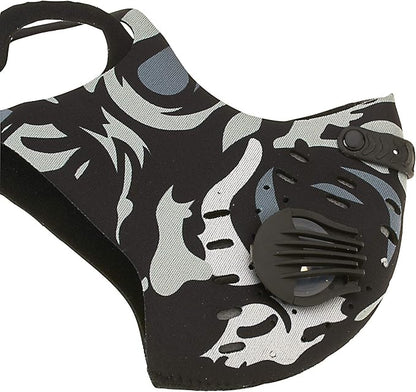 ASA Techmed Reusable Dual Air Breathing Valve Face Mask Cover by ASATECHMED