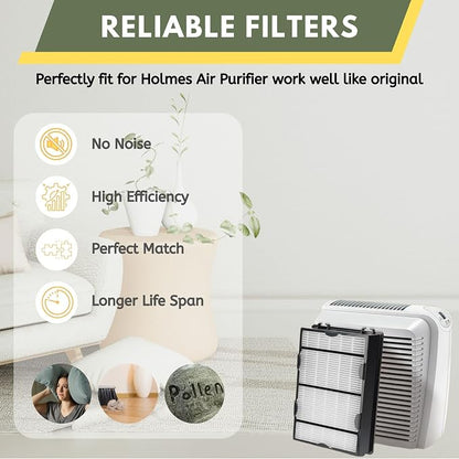 Nispira True HEPA + Carbon Pre Filter Replacement Compatible - Image 4