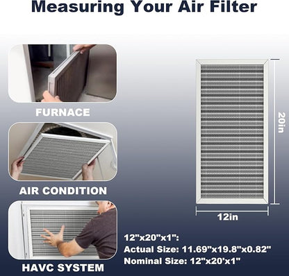 12x20x1 Reusable Air Filter, Electrostatic, Washable Lasts a Lifetime, Breathe - Image 6