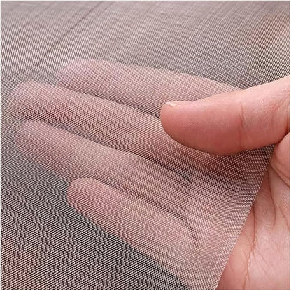 304 Stainless Steel Dual Mesh Screen Roll 60/120 Mesh, Fine Metal Filter Cloth by FIDSEJEONA