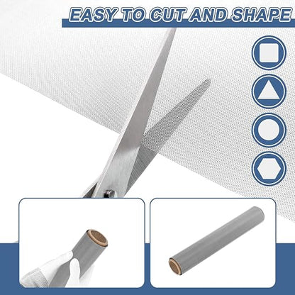 uxcell 50 Mesh 79" x 12" Woven Wire Mesh, 304 Stainless Steel Air Vent Filter - Image 4