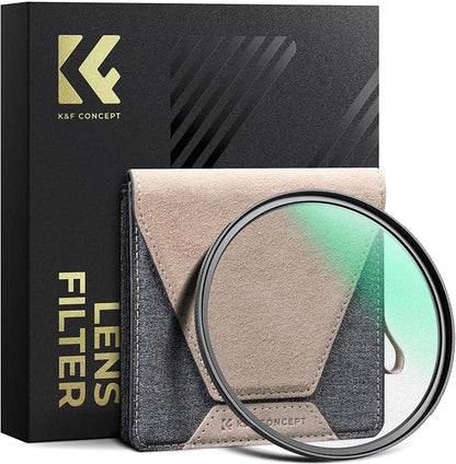 K&F CONCEPT 67mm Black Diffusion 1/8 Filter Mist Cinematic Effect Black by KFCONCEPT
