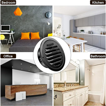 Zonon 12 Pcs Stainless Steel Soffit Vents 4 Inch Round Dryer Vent Cover - Image 7
