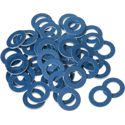 Mudder 200 Pieces Aluminum Engine Transmission Fluid Oil Crush Washers Drain by Mudder