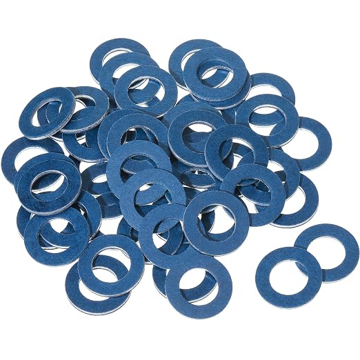 Mudder 30 Pieces Aluminum Engine Transmission Fluid Oil Crush Washers Drain by Mudder