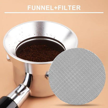 54mm12 Magnetic Dosing Funnel, Espresso Dosing Funnel Aluminum Magnetic - Image 3