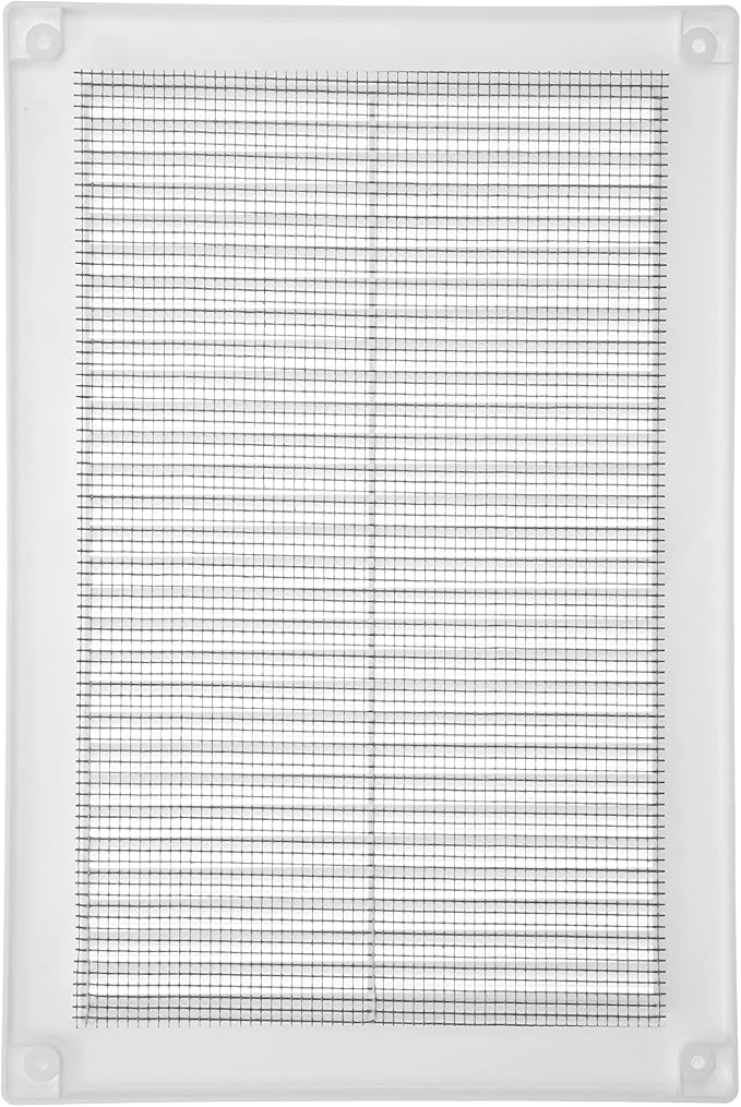 Vent Systems 6" x 10" White Plastic Soffit Vent Cover – Durable Flat - Image 6