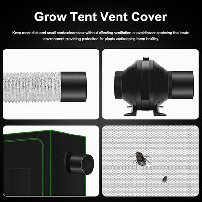 MELONFARM 6 inch Air Carbon Filter Smelliness Control - Image 6