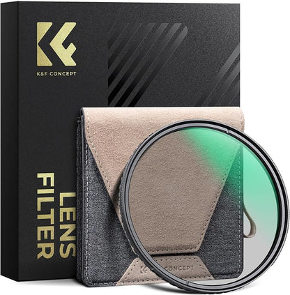 K&F CONCEPT Polarising Filter 62 mm CPL Filter Circular Slim Optical Glass HD by KFCONCEPT
