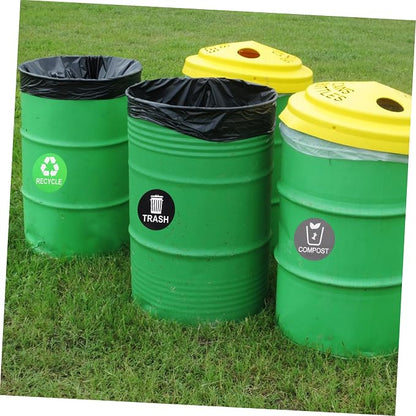 9pcs Trash Can Classification Stickers Decals - Image 7