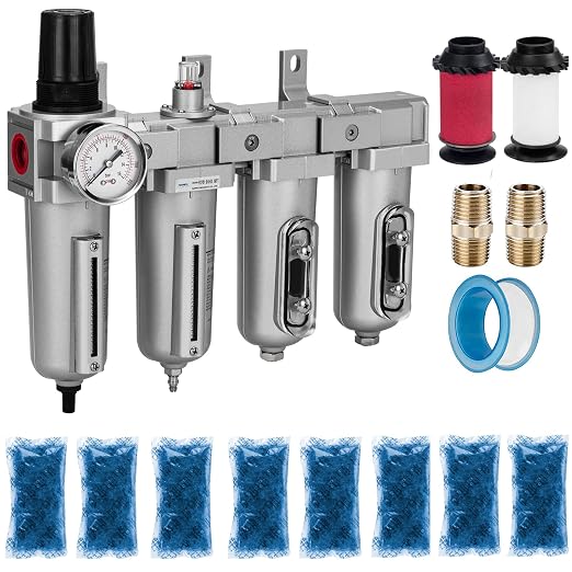 NANPU 3/4" NPT Industrial Grade 4 Stage Air Drying System by NANPU