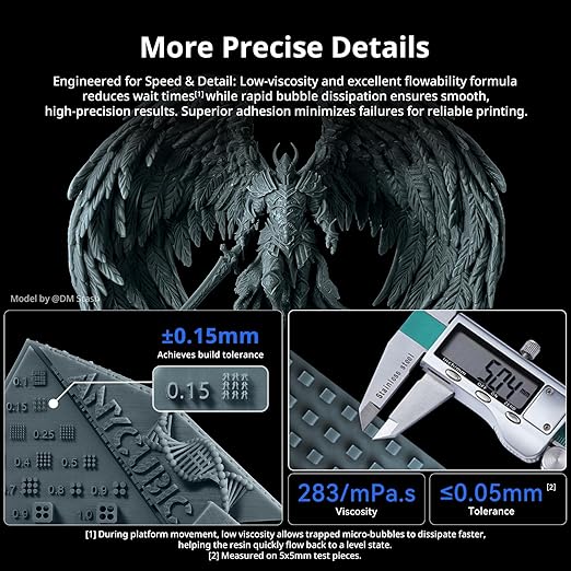 ANYCUBIC 2nd Gen Resin Technology ABS-Like Resin 2.0 Bundle, 3D Printer Resin - Image 4