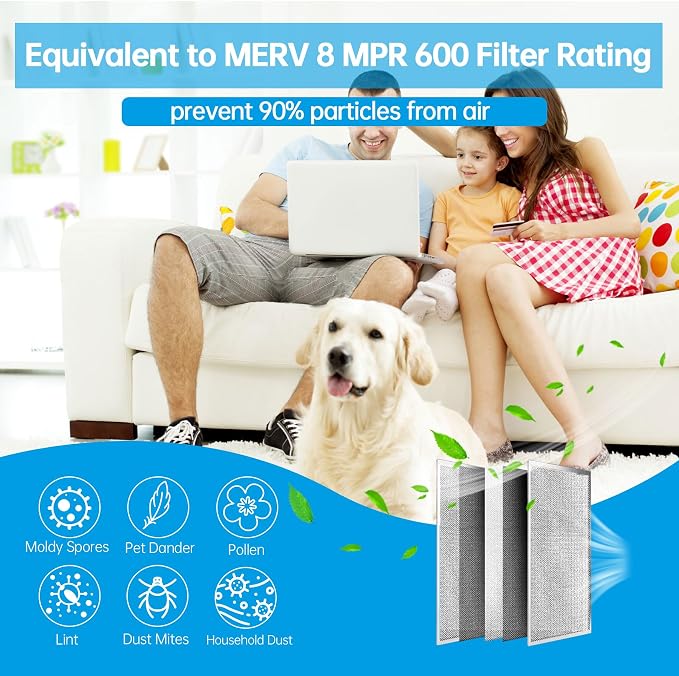 UBeesize 12x24x1 Reusable Electrostatic Air Filter HVAC AC Furnace Filter - Image 5