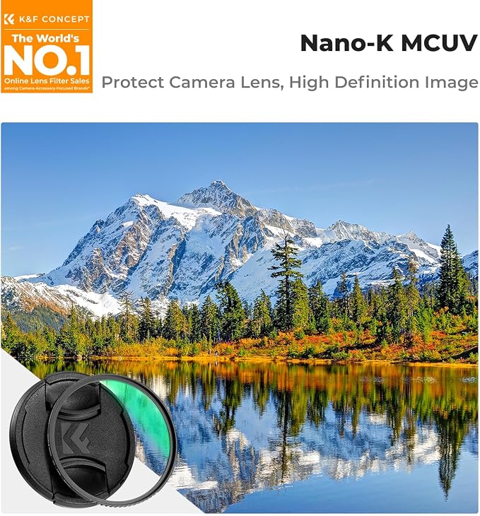 K&F CONCEPT 82mm MC UV Lens Protection Filter - Image 2