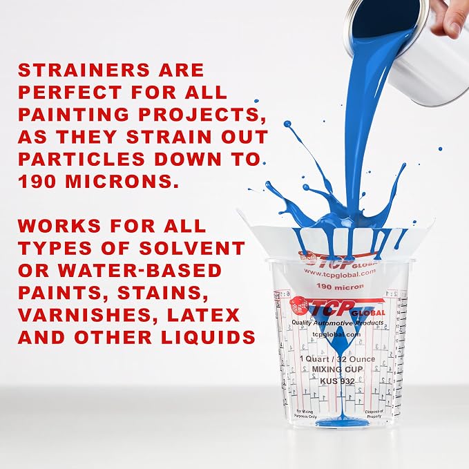 TCP Global 500 Pack of Paint Strainers - Image 4