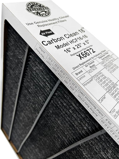 Lennox Healthy Climate Lennox X6672 16x25x5 Healthy Climate Carbon-Clean MERV - Image 3