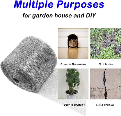 Wire Mesh Hole Fill Fabric 5 in X 103Ft, Weep Holes Filler and Covers, Upgraded - Image 5