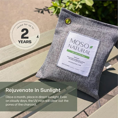 Moso Natural Air Purifying Bag 200g HGTV Editor's Pick | Premium Bamboo - Image 9