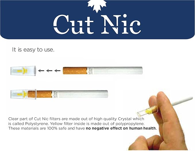 Cut-Nic 8 Hole Easy Draw Disposable Cigarette Filters - Image 3