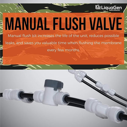 LiquaGen- Super Flow Reverse Osmosis & Deionization Water Filtration System | - Image 7