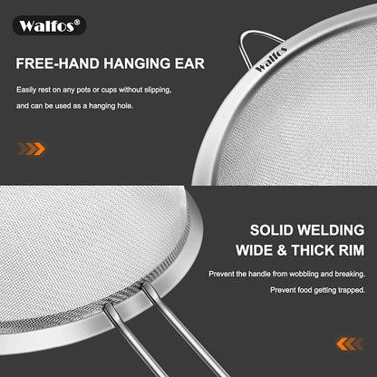 Walfos Small Fine Mesh Strainer - Image 8