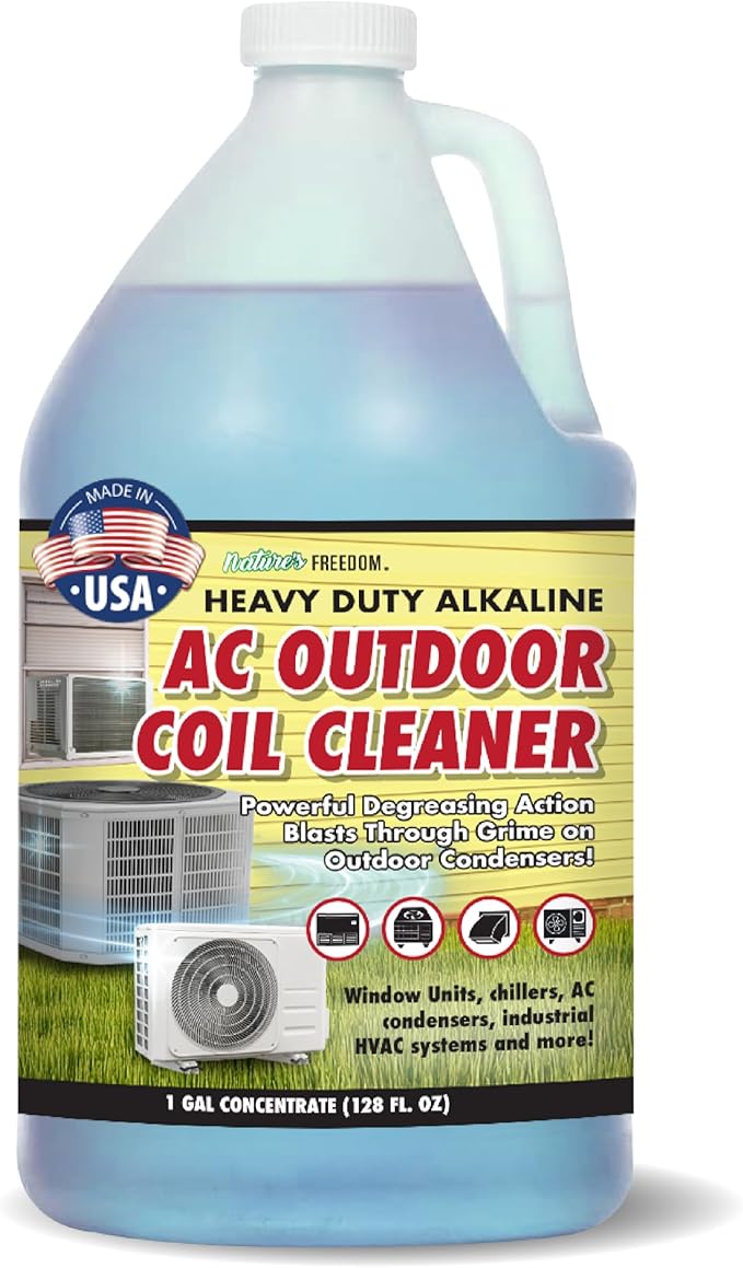Nature's Freedom HVAC Coil Cleaner – Heavy Duty Alkaline Formula by NaturesFreedom
