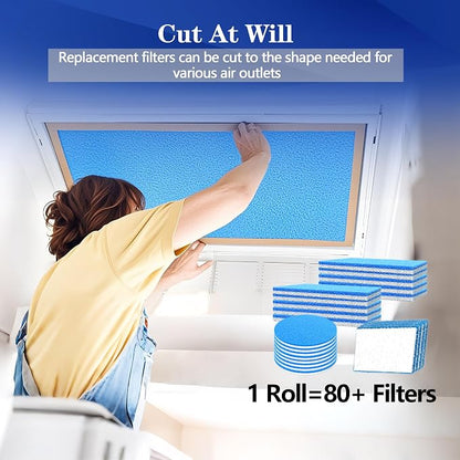Air Vent Filters, MERV 8 Electrostatic Air Filter Roll, Rv Ac Vent, - Image 4