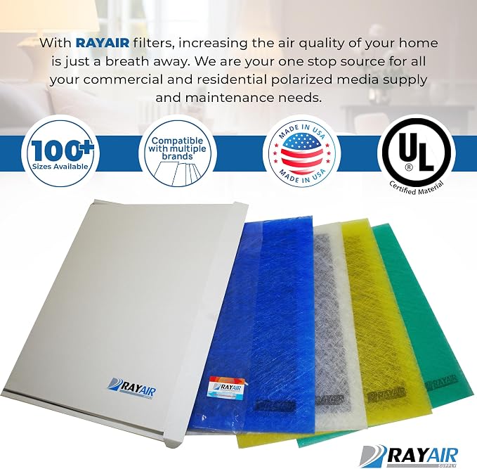 RAYAIR SUPPLY 14x20 Replacement Filter Pads Compatible - Image 3