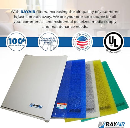 RAYAIR SUPPLY 20x20 Replacement Filter Pads Compatible - Image 3