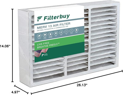 Filterbuy 14.5x27x5 Air Filter MERV 13 Optimal Smoke & Allergy Defense - Image 10
